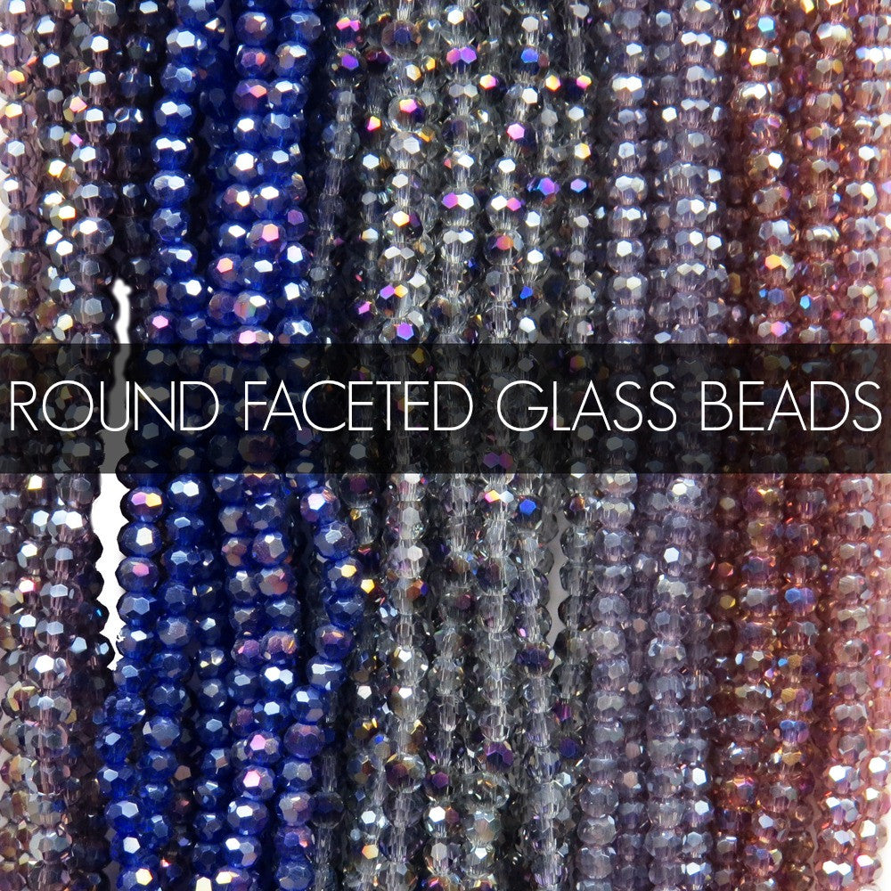 12mm Light Sapphire Luster Glass Beads-0338-57