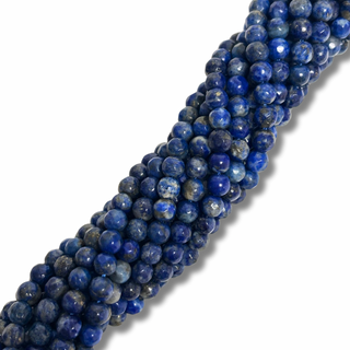 Lapis Lazuli Faceted Beads / Cuentas Facetadas de Lapislázuli - 4mm