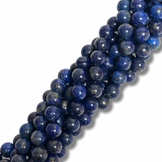 Lapis Lazuli Round Beads / Cuentas Redondas de Lapislázuli- 10mm