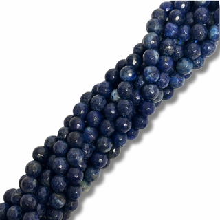 Lapis Lazuli Faceted Beads / Cuentas Facetadas de Lapislázuli - 6mm