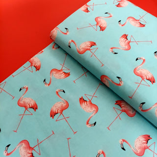 Flamingo 100% Cotton Print Fabric, 44/45" Wide