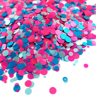 Pink and Blue Mix - Chunky Glitter, 2oz