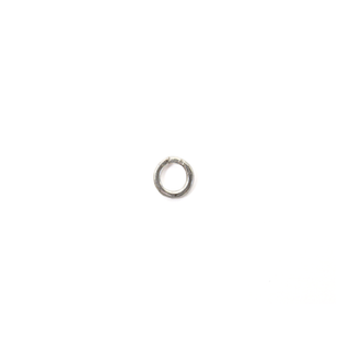 Jump Ring Closed, Sterling Silver, Gauge 18, 5mm; 1 piece