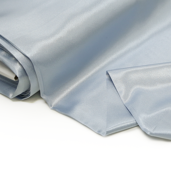 Dusty Blue, 100% Polyester Crepé Back Satin - 58" wide; 1 Yard