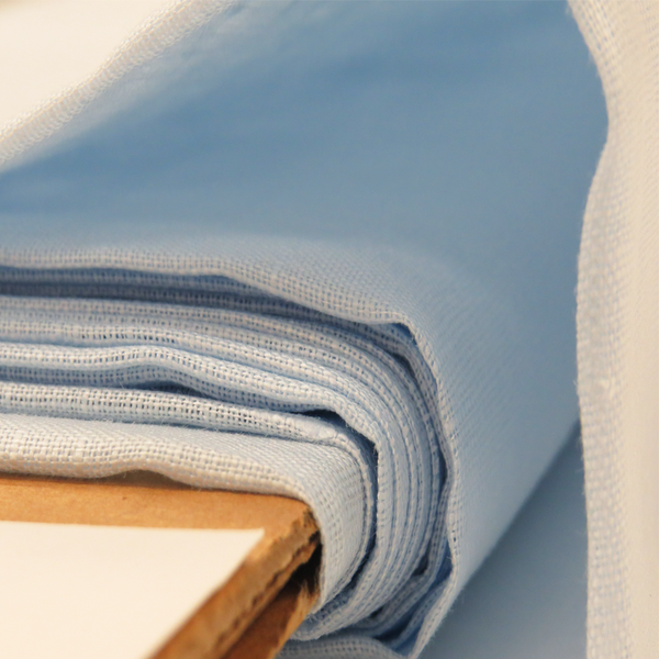 Light Blue, Linen Estopilla (Handkerchief Linen) - 37" wide; 1 yard