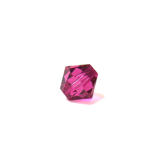 Swarovski Crystal, Bicone, 6mm - Fuschia; 20 pcs