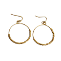 Goldy Luck Earrings, Gold, 1 piece