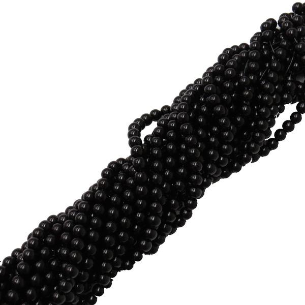 Perlas de Vidrio- Negro