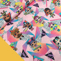 LOL Surprise Girls - Pink - 100% Cotton Print Fabric, 44/45" Wide
