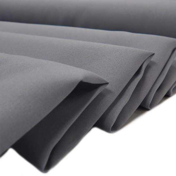 Light Gray, 100% Polyester Crepe de Chine - 58" Wide; 1 Yard