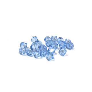 Swarovski Crystal, Bicone, 5MM - Light Sapphire; 20 pcs