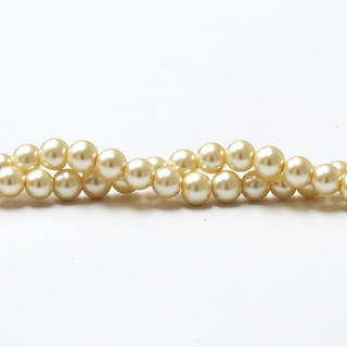 Glass Pearl- Ivory