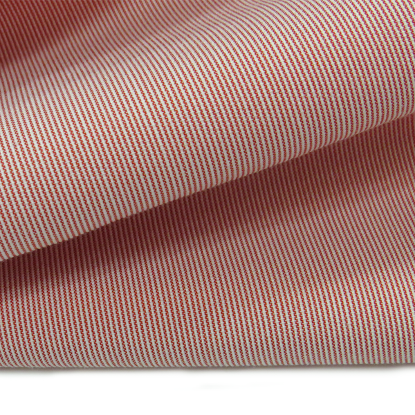 Red, Poly/Cotton Pinfeather - 58" wide; 1 Yard