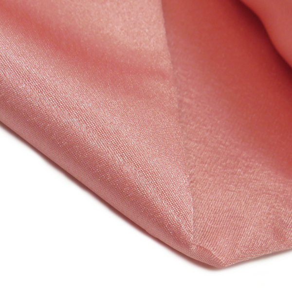 Pink, 100% Polyester Crepé Back Satin - 58" wide; 1 Yard