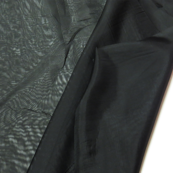 Black, Polyester Voile (Mesh) - 118" wide; 1 Yard
