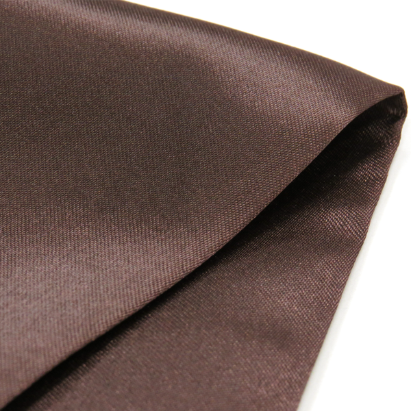 Brown, 100% Polyester Satin - 58" wide; 1 Yard