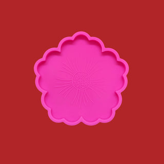 Poppy Flower - Molde de Silicona; Aprox. 4.5"x4.5"