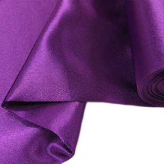 Purple, 100% Polyester Crepé Back Satin - 58" wide; 1 Yard
