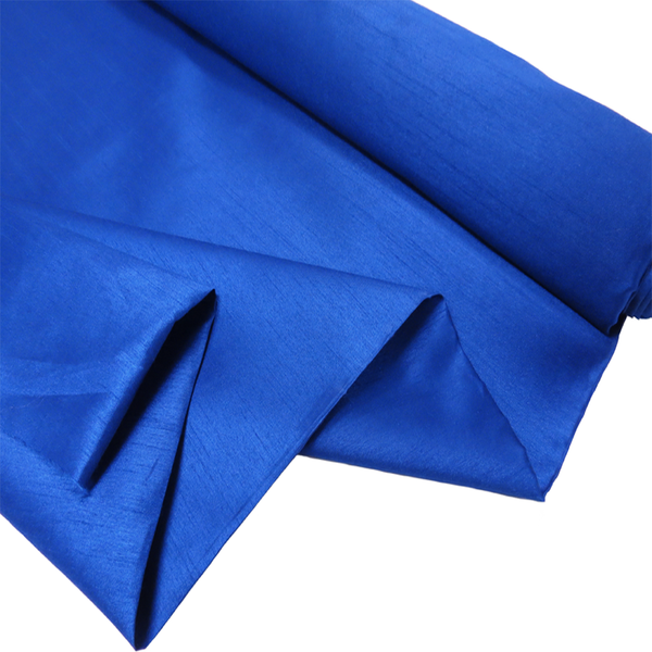 Royal Blue, 100% Textured Polyester Shantung - 118" wide; 1 Yard