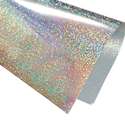 Silver Rainbow Faux Glitter HTV (Heat Transfer Vinyl) Sheet Approx. 11.75"x9.75" - SOLO RECOGIDO/PICKUP ONLY