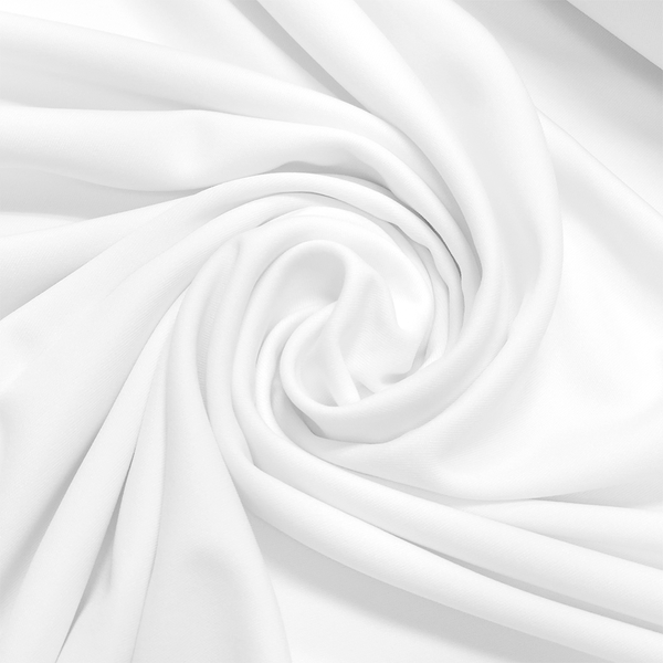 White, Spandex Promo Fabric - 58" Wide; 1 Yard
