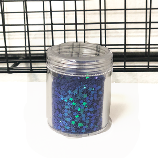Mermaid Color, Star Shaped Glitter; 12 grams