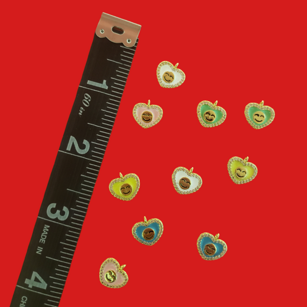 Dije de Corazón con Zirconia- 1 pieza