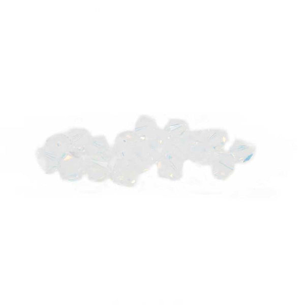 Swarovski Crystal, Bicone, White Opal, 6mm; 20pcs