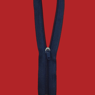 Zipper de nylon de 7"- Azul Marino
