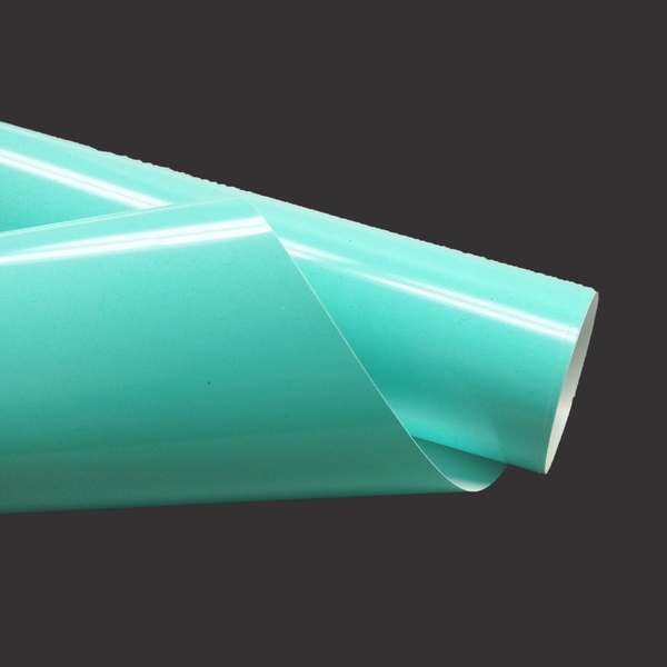 Vinilo Adhesivo Permanente, Aqua - 5 pies