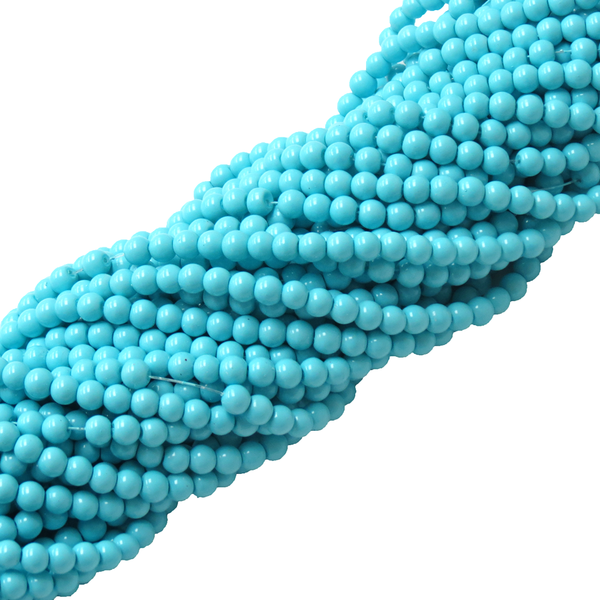 Perlas de Vidrio- Azul Claro