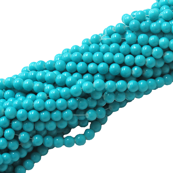 Perlas de Vidrio- Turquesa