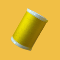 Dual Duty Sewing Thread; All Purpose, Bright Yellow/ Hilo de coser color amarillo brillante