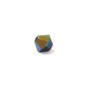 Swarovski Crystal, Bicone, 4mm - Jet AB; 20 pcs