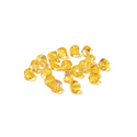 Swarovski Crystal, Bicone, 4mm - Ligth Topaz AB; 20 pcs