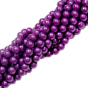 Glass Pearl- Dark Purple