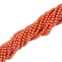 Perlas de Vidrio- Anaranjado