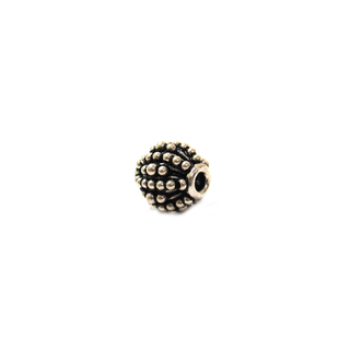 Spike Oval Spacer, Sterling Silver, 9x10mm; 1 piece