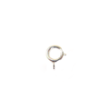 Spring Ring Clasp, Sterling Silver, 9mm - 1 piece