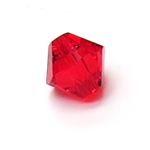 Swarovski Crystal, Bicone, 6mm - Light Siam; 20 pcs