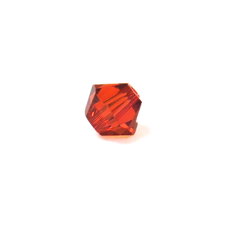 Swarovski Crystal, Bicone, 4mm - Indian Red; 20 pcs