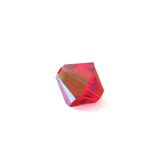 Swarovski Crystal, Bicone, 8mm - Light Siam AB; 20 pcs