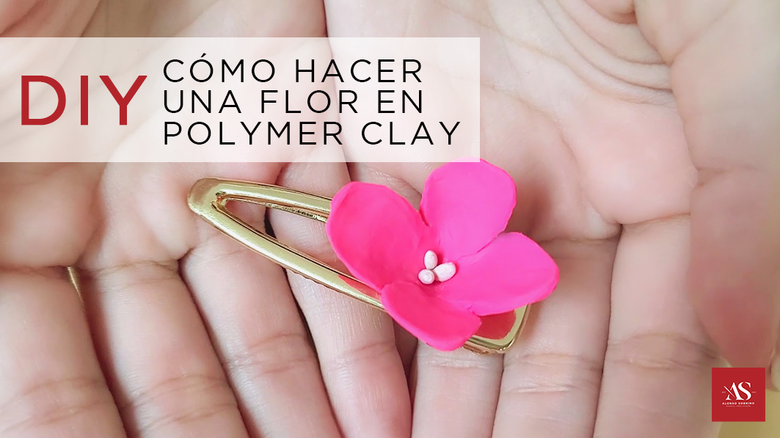 Cómo hacer una flor en Polymer Clay