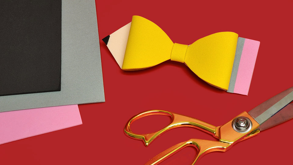 Lazo de Lápiz para el Back to School + Molde GRATIS | Alonso Sobrino