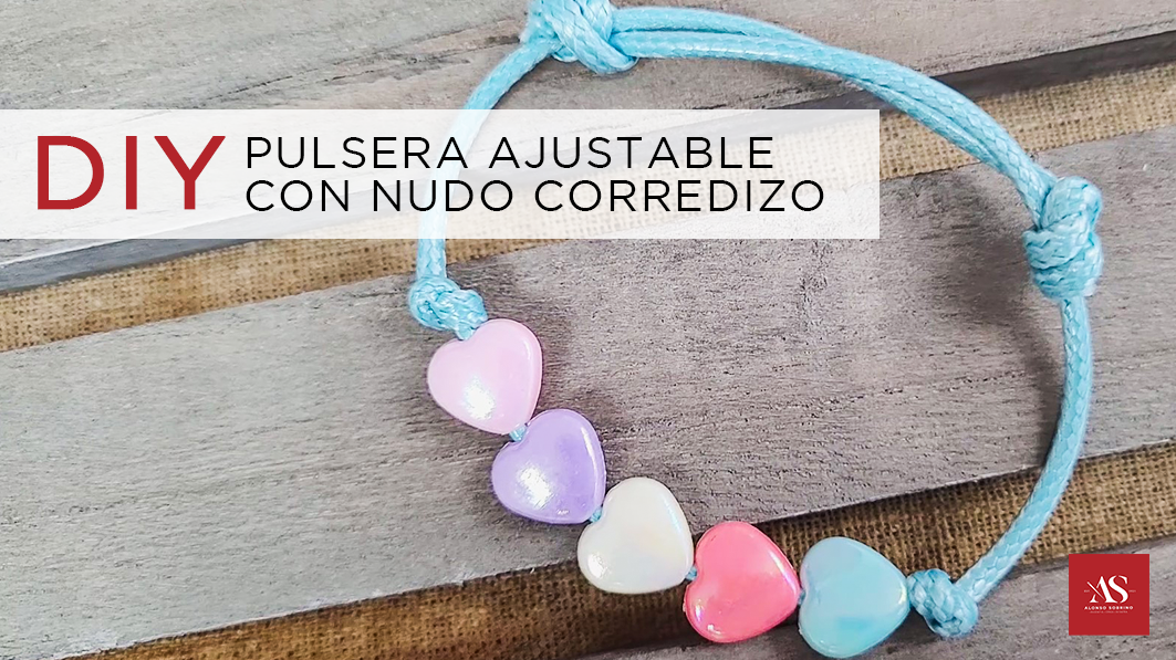DIY • Pulsera con Nudo Corredizo Para San Valentín