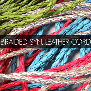 Braided Synthetic Leather Cord