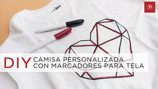 Materiales - DIY Camisa Personalizada con Marcadores para Tela