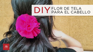 Materiales - DIY Flor de Tela para el Cabello