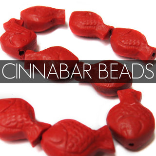 Cinnabar Beads