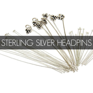 "Headpins" de Plata Esterlina
